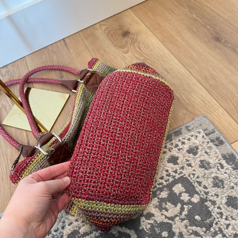The Sak Colorful Striped Tote Bag Purse - Picture 4 of 12